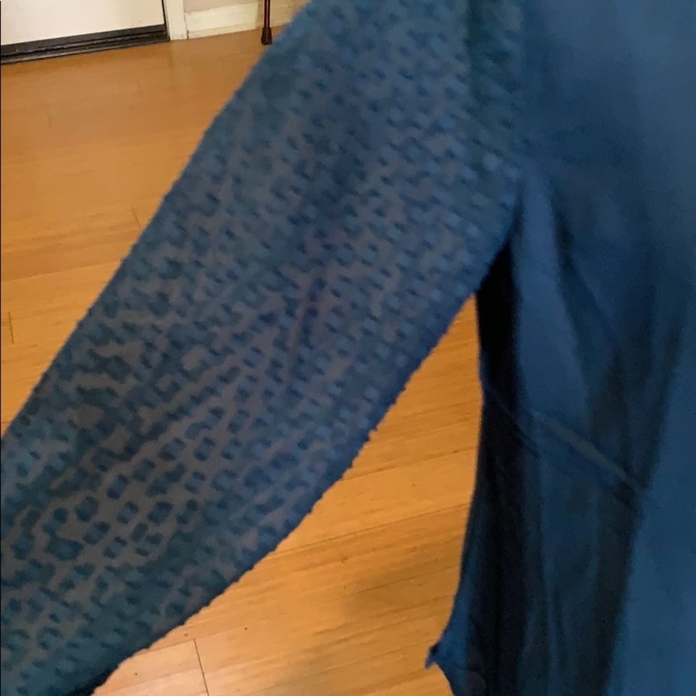HP Van Heusen dark teal top - Picture 3 of 8